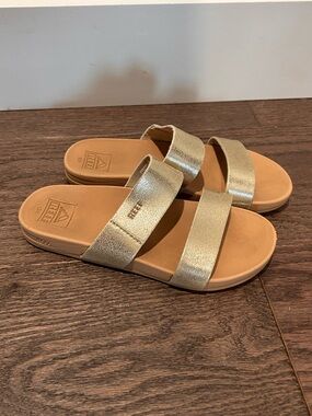 Reef Size 13/1 Girl's Vista Cushion Slides Sandals